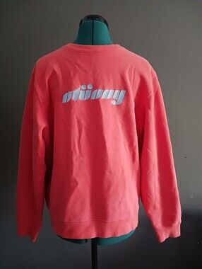Stussy Cotton Orange Sweatshirt , Fall 2019